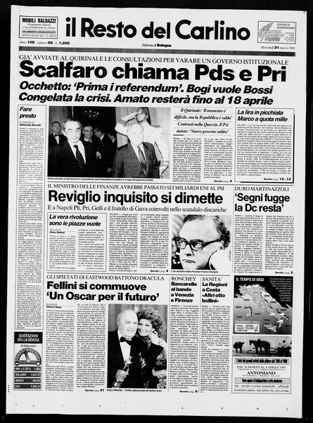 Il Resto del Carlino : giornale dell'Emilia